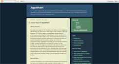 Desktop Screenshot of jagaddhatri.blogspot.com