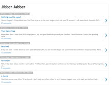 Tablet Screenshot of jibberjabberwithja.blogspot.com