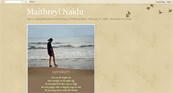 Desktop Screenshot of maithreyin.blogspot.com