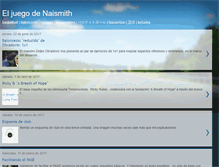 Tablet Screenshot of eljuegodenaismith.blogspot.com
