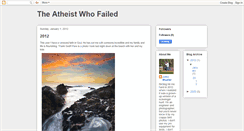 Desktop Screenshot of failedatheist.blogspot.com