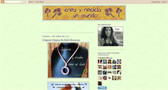 Desktop Screenshot of crea-y-recicla-un-mundo.blogspot.com