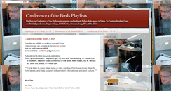 Desktop Screenshot of confbirds.blogspot.com