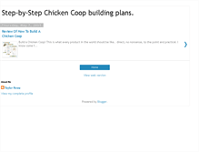 Tablet Screenshot of buildthechickencoop.blogspot.com