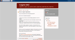Desktop Screenshot of craigslistomg.blogspot.com