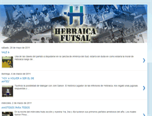 Tablet Screenshot of hebraicafutsal1.blogspot.com