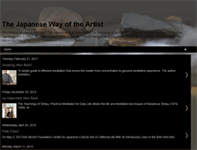 Tablet Screenshot of japanesewayoftheartist.blogspot.com