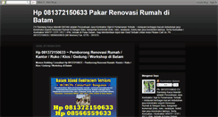 Desktop Screenshot of batamrenovasi.blogspot.com