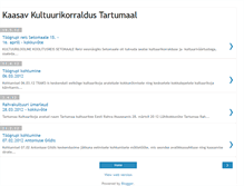 Tablet Screenshot of kultuurikoda.blogspot.com