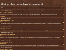 Tablet Screenshot of musingsofanunemployedarchaeologist.blogspot.com