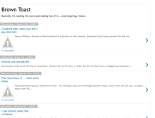Tablet Screenshot of browntoast.blogspot.com