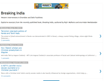 Tablet Screenshot of breakingindiaexcerpts.blogspot.com