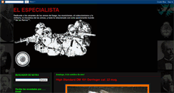 Desktop Screenshot of elespecialista-acp.blogspot.com