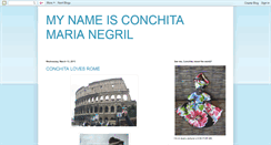 Desktop Screenshot of conchita-maria.blogspot.com