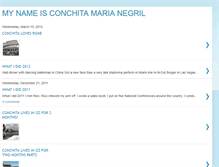 Tablet Screenshot of conchita-maria.blogspot.com