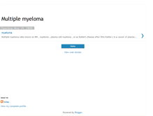 Tablet Screenshot of miles-multiplemyeloma.blogspot.com