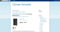 Desktop Screenshot of cornerarmoire.blogspot.com