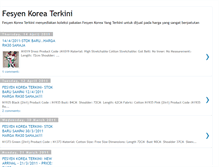 Tablet Screenshot of fesyen-korea.blogspot.com