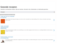 Tablet Screenshot of gezonderecepten.blogspot.com