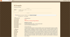 Desktop Screenshot of evangelio-diario.blogspot.com