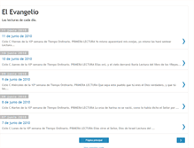 Tablet Screenshot of evangelio-diario.blogspot.com