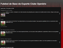 Tablet Screenshot of ofc-escolinha.blogspot.com