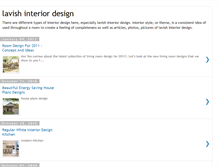 Tablet Screenshot of lavishinteriordesign.blogspot.com