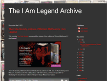 Tablet Screenshot of iamlegendarchive.blogspot.com