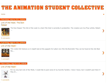 Tablet Screenshot of animationstudentcollective.blogspot.com