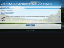 Tablet Screenshot of gemfortunesbiz.blogspot.com