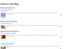 Tablet Screenshot of hilaryscraftblog.blogspot.com