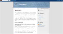 Desktop Screenshot of codebaboon.blogspot.com