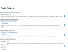 Tablet Screenshot of codebaboon.blogspot.com