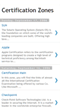 Mobile Screenshot of certification-zones.blogspot.com