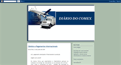 Desktop Screenshot of diariodocomex.blogspot.com