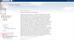 Desktop Screenshot of hateoprah.blogspot.com