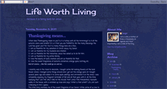 Desktop Screenshot of dee-lifeworthliving.blogspot.com