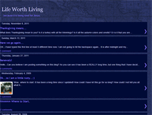 Tablet Screenshot of dee-lifeworthliving.blogspot.com