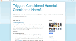 Desktop Screenshot of harmfultriggers.blogspot.com