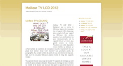 Desktop Screenshot of meilleurtvlcd2012.blogspot.com