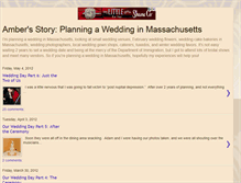 Tablet Screenshot of ambers-wedding.blogspot.com