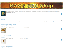 Tablet Screenshot of maxsgoldshop.blogspot.com