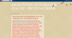 Desktop Screenshot of penipuan-hp-bm-testemoni-palsu.blogspot.com