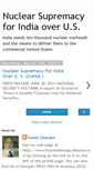 Mobile Screenshot of nuclearsupremacyforindiaoverus.blogspot.com