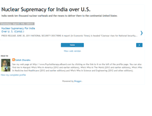 Tablet Screenshot of nuclearsupremacyforindiaoverus.blogspot.com