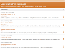 Tablet Screenshot of dresura-ljubimac.blogspot.com