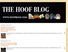 Tablet Screenshot of hoofcare.blogspot.com