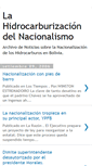 Mobile Screenshot of nacionalismoboliviano.blogspot.com