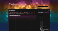 Desktop Screenshot of modasancestrales.blogspot.com
