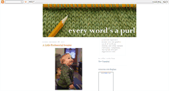 Desktop Screenshot of everywordsapurl.blogspot.com